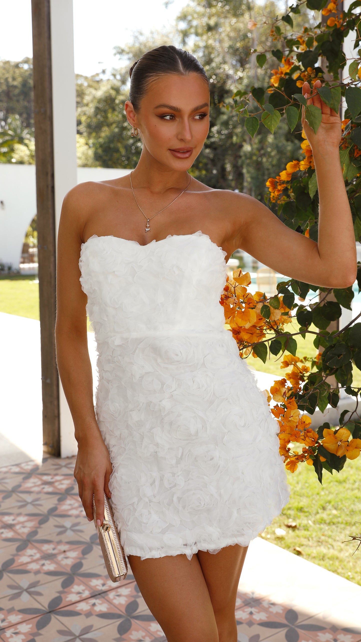 Julia Mini Dress - White