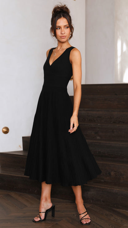 Jayde Knit Dress - Black