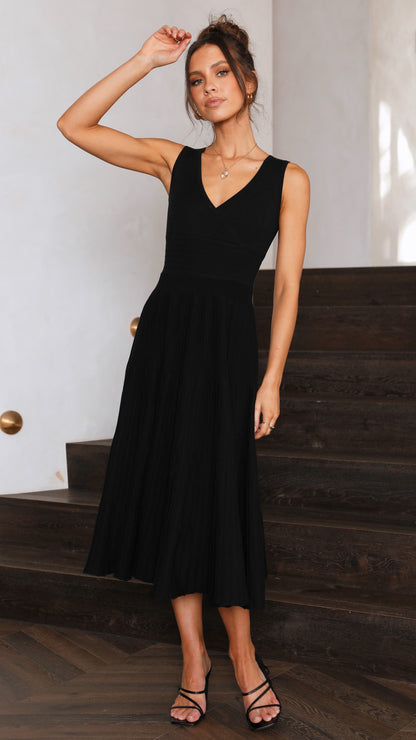 Jayde Knit Dress - Black