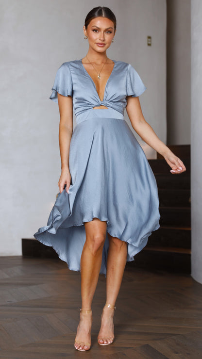 Sunny Daze Dress - Steel Blue
