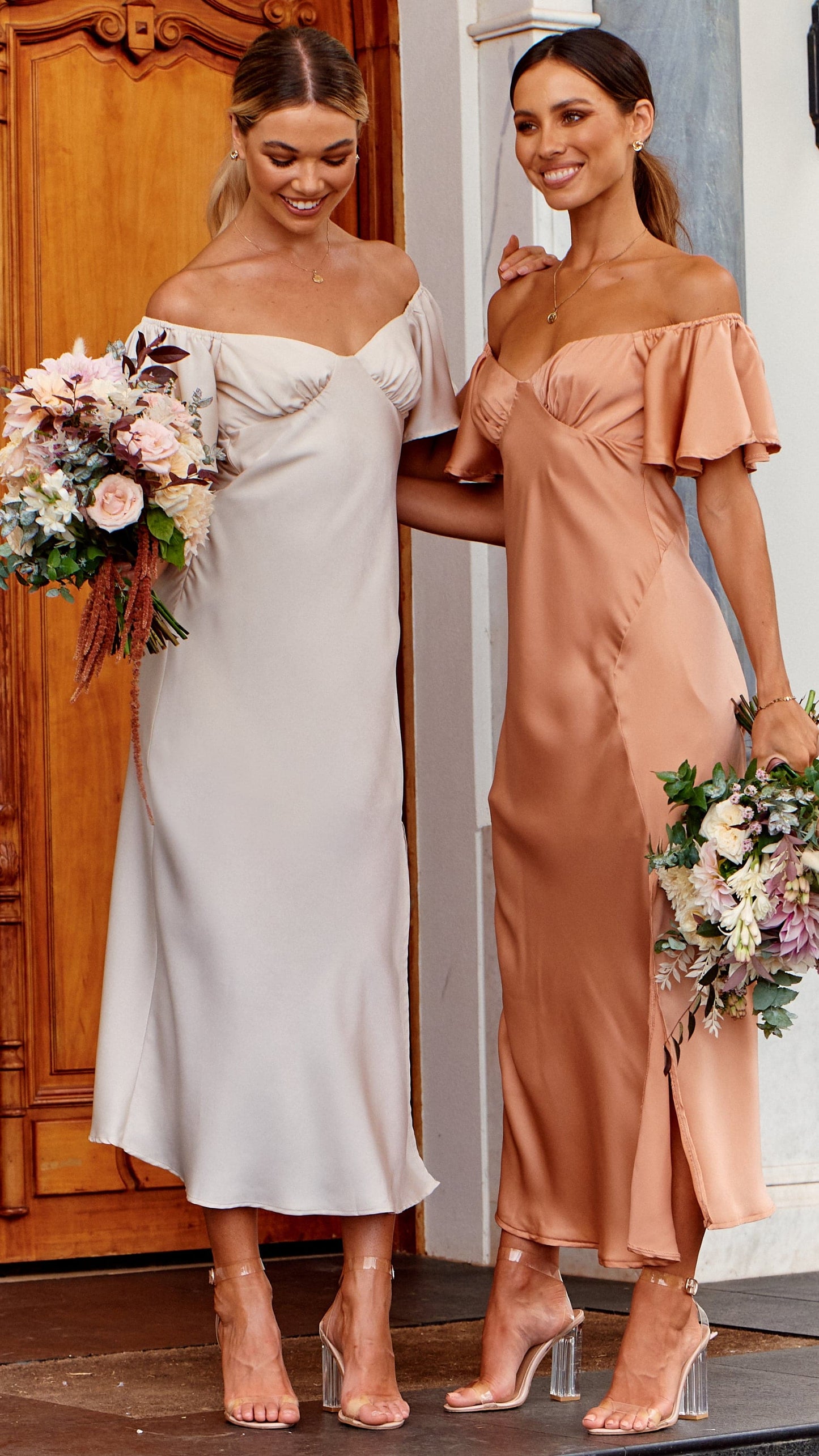 Louisa Midi Dress - Ivory