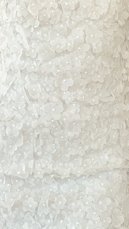 Allegra Mini Dress - White Floral