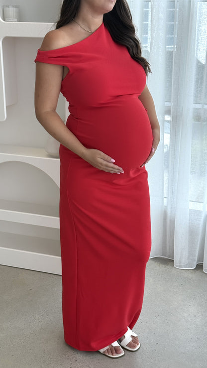 Lilah Maxi Dress - Red