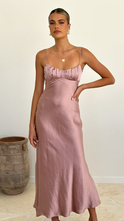Rue Maxi Dress - Dusty Pink