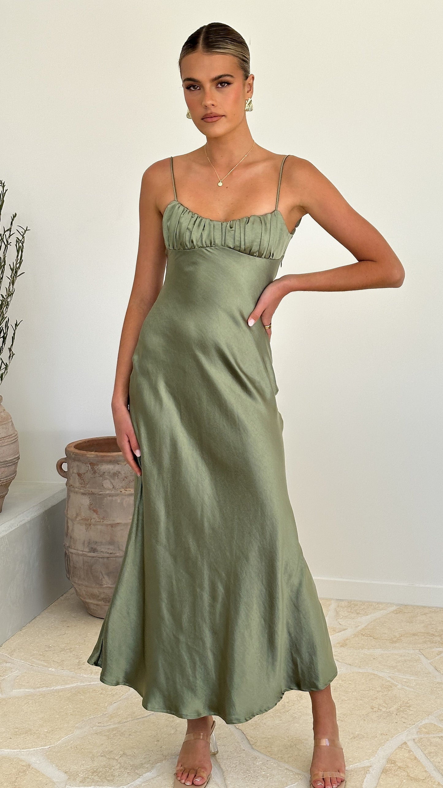 Rue Maxi Dress - Olive