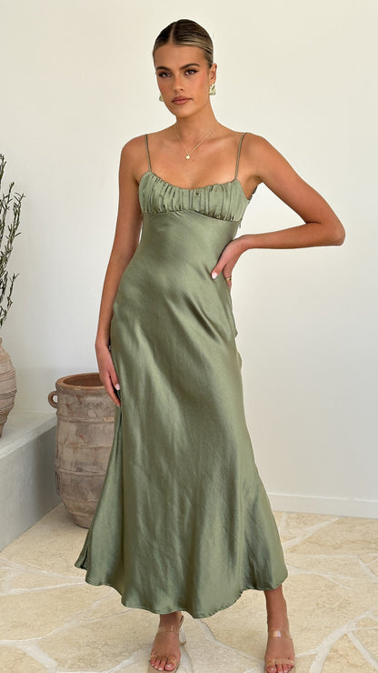 Rue Maxi Dress - Olive