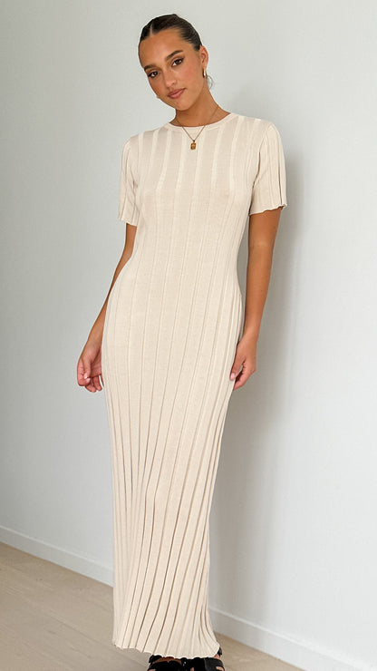 Mari Maxi Dress - Sand