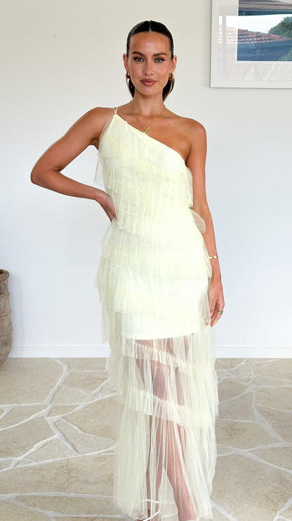 Zoe Maxi Dress - Yellow