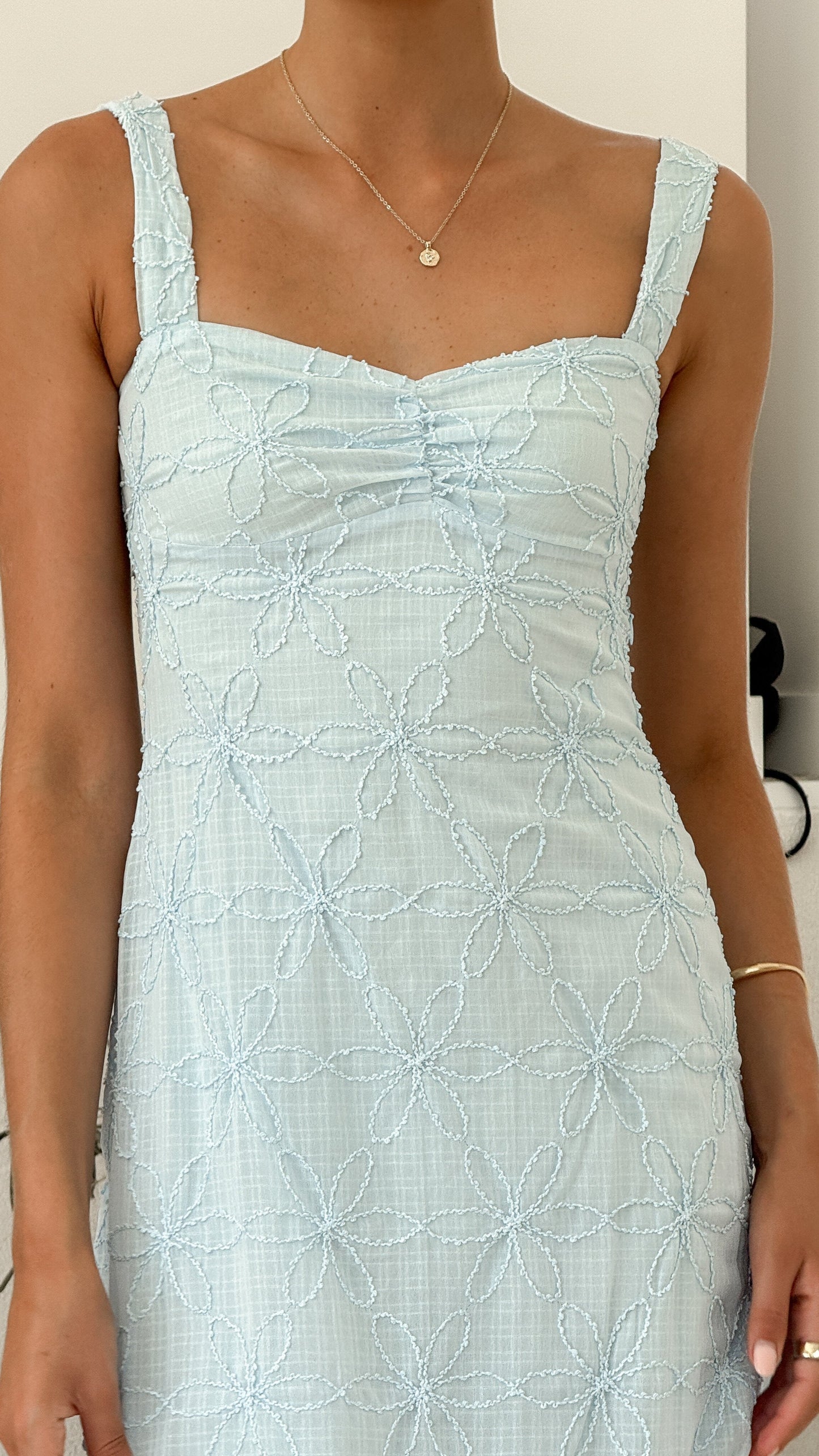 Gianna Maxi Dress - Blue Lace