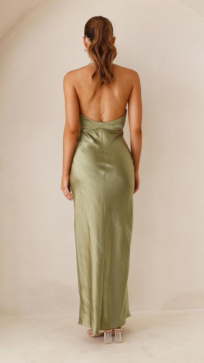 Chloe Maxi Dress - Olive
