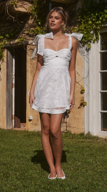 Karis Mini Dress - White