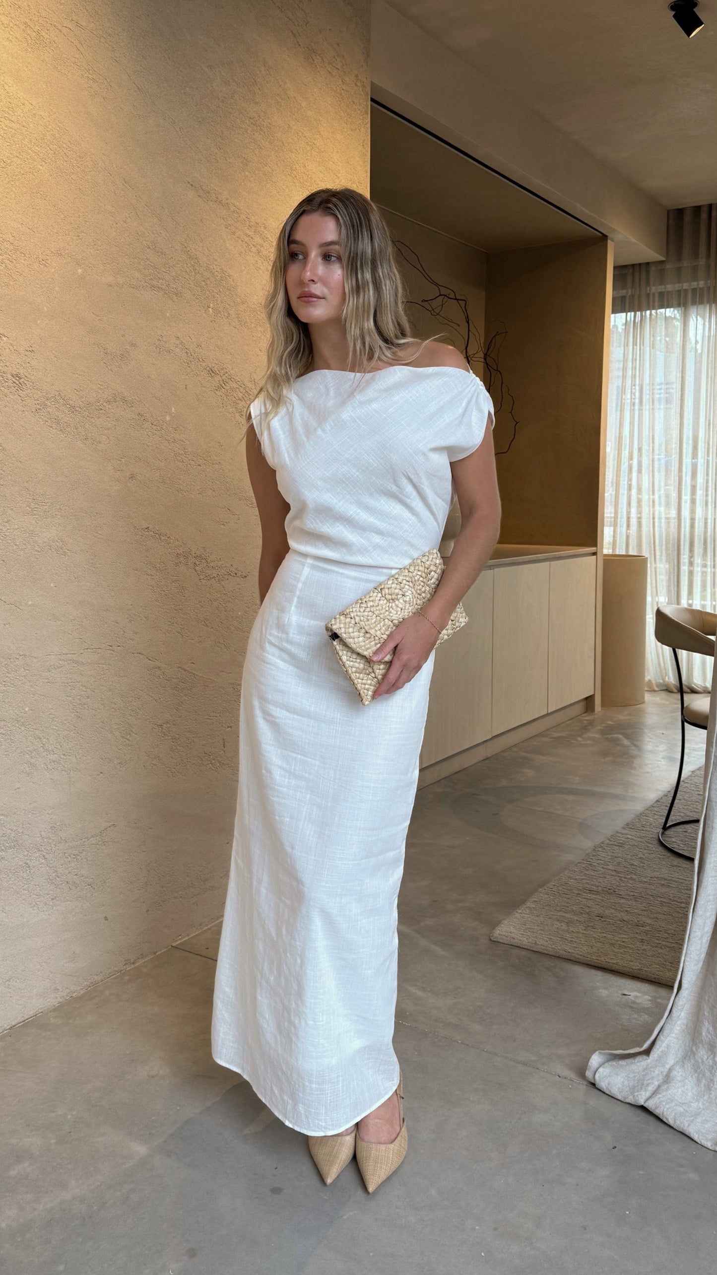 Luci Maxi Dress - White