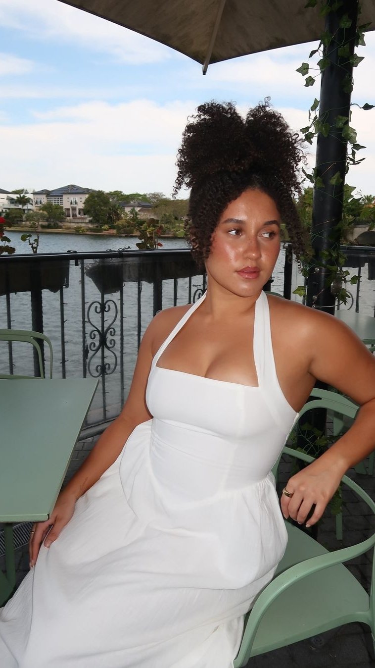 Caden Maxi Dress - White