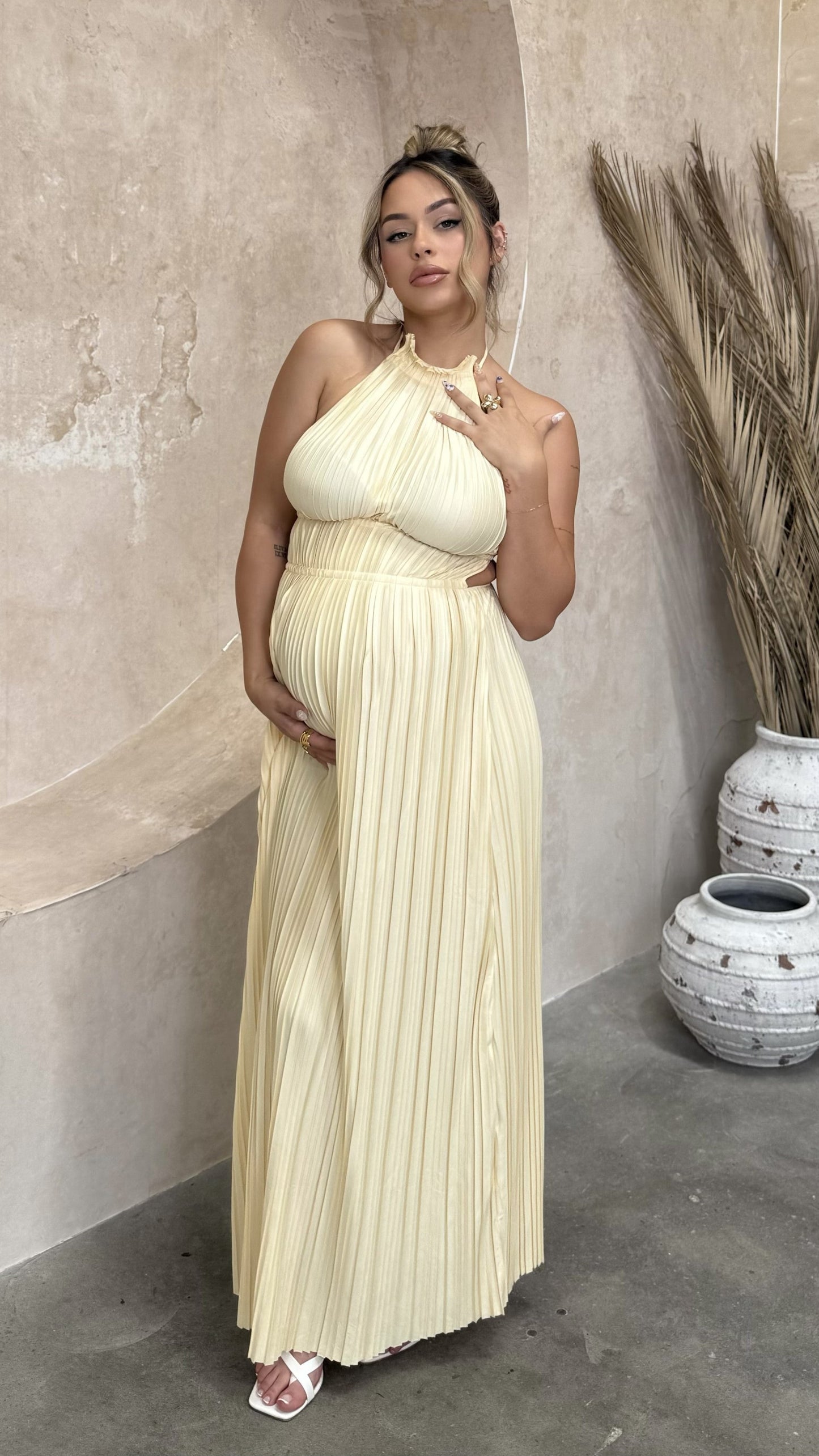 Frances Maxi Dress - Yellow